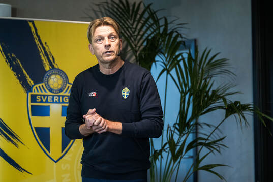 Head coach Tony Gustavsson of the Swedish women's national