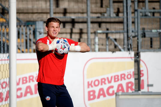 Helsingborgs målvakt Johan Brattberg