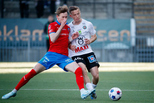 Helsingborgs Alvin Nordin och Örebros Jacob Ouro Ortmark