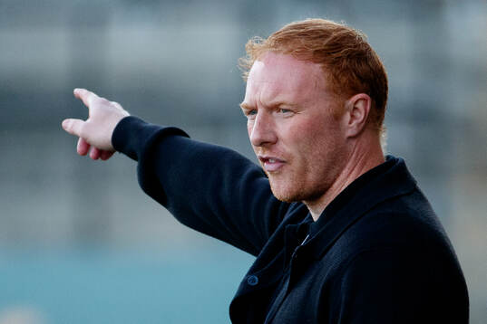 Helsingborgs manager Stevie Grieve