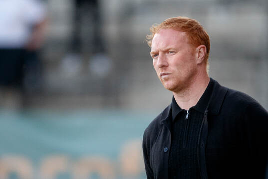 Helsingborgs manager Stevie Grieve