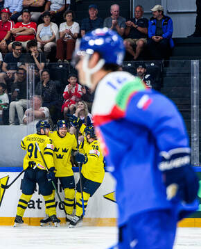 Jakob Silfverberg, Carl Grundström and Rasmus Asplund of