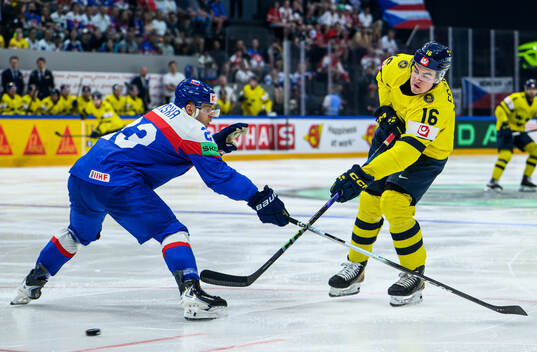 Anton Frondell of Sweden and Adam Liska of Slovakia