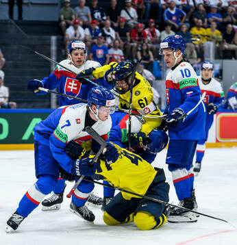 Ivar Stenberg and Viggo Björck of Sweden against Maxim