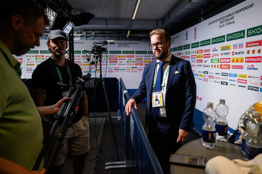 Media manager Linus Hugosson of Sweden