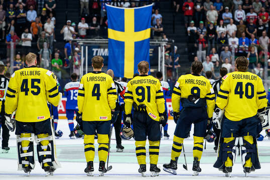 goaltender Magnus Hellberg, Jacob Larsson, Carl