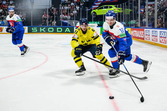 Ivar Stenberg of Sweden and Samuel Knazko of Slovakia