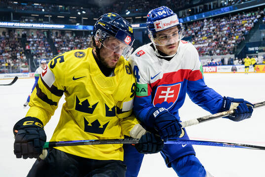 Jacob De La Rose of Sweden and Patrik Koch of Slovakia