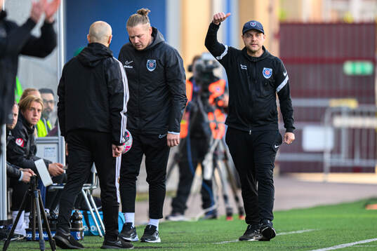 Eskilstuna United DFFs tränare Rickard Johansson