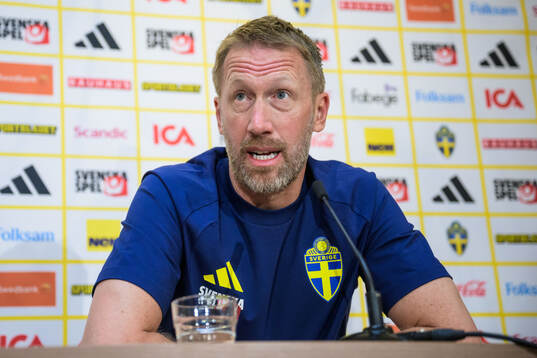 Head coach Graham Potter of the Swedish men's national