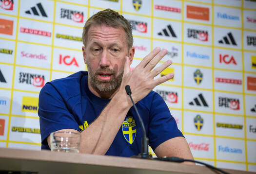 Head coach Graham Potter of the Swedish men's national