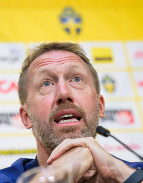 Head coach Graham Potter of the Swedish men's national