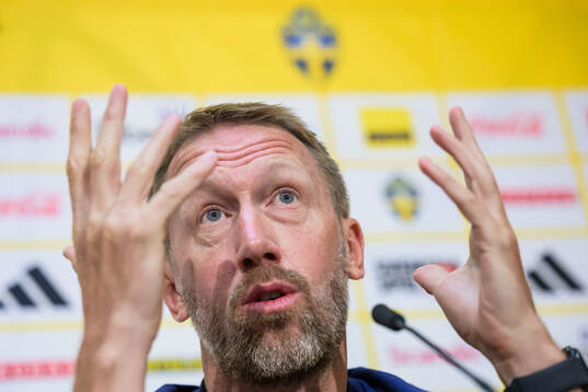Head coach Graham Potter of the Swedish men's national