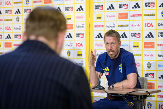 Head coach Graham Potter of the Swedish men's national