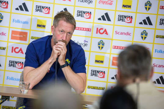 Head coach Graham Potter of the Swedish men's national