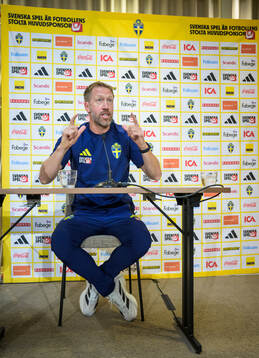 Head coach Graham Potter of the Swedish men's national