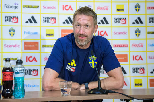 Head coach Graham Potter of the Swedish men's national