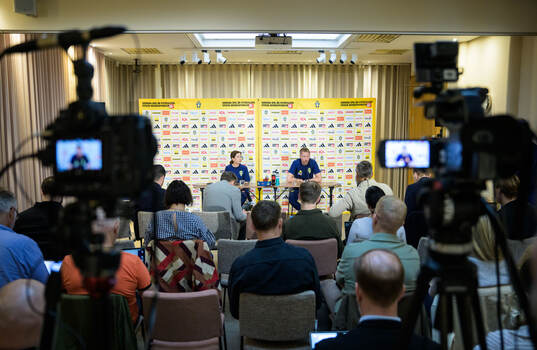 Head coach Graham Potter of the Swedish men's national