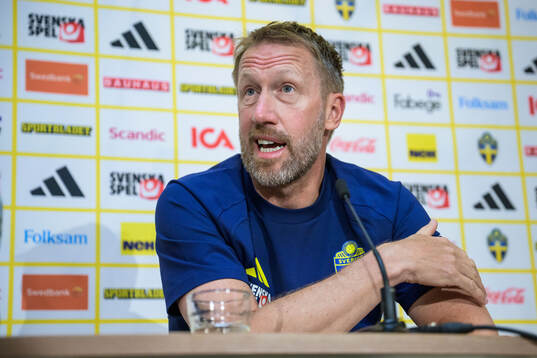Head coach Graham Potter of the Swedish men's national