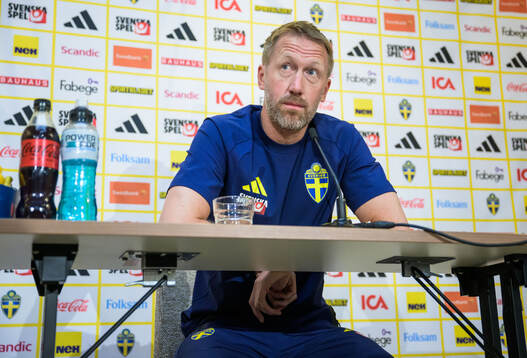 Head coach Graham Potter of the Swedish men's national