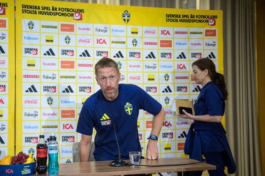Head coach Graham Potter of the Swedish men's national