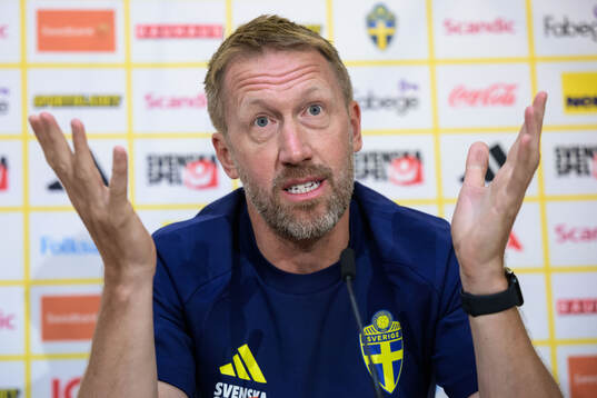 Head coach Graham Potter of the Swedish men's national