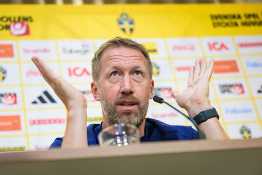 Head coach Graham Potter of the Swedish men's national