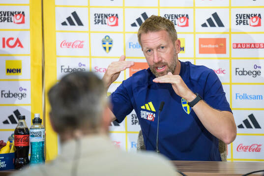 Head coach Graham Potter of the Swedish men's national