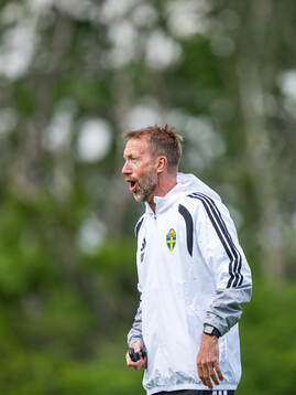 Head coach Graham Potter of the Swedish national football