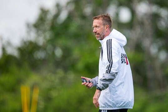 Head coach Graham Potter of the Swedish national football