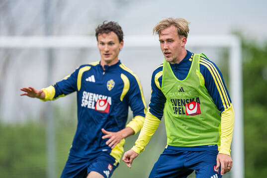 Hjalmar Ekdal and Herman Johansson of the Swedish national