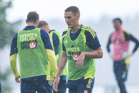 Gustaf Lagerbielke of the Swedish national football team at