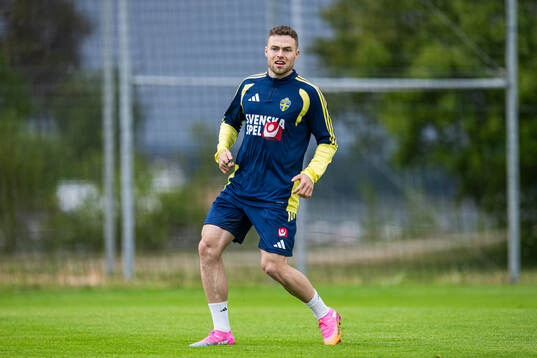 Gabriel Gudmundsson of the Swedish national football team