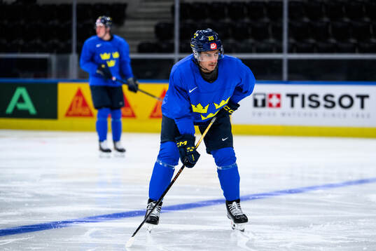 André Petersson of Sweden at a practice session