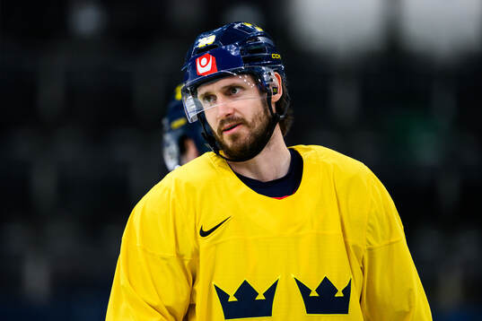 Oliver Ekman-Larsson of Sweden at a practice session