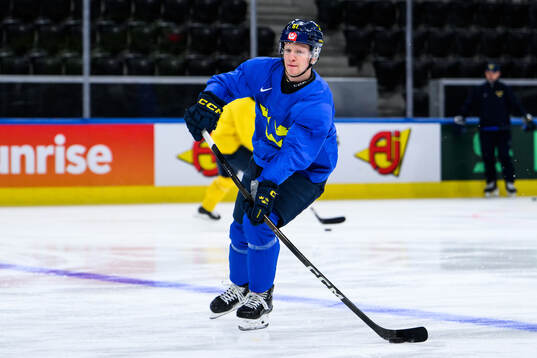 Emil Heineman of Sweden at a practice session