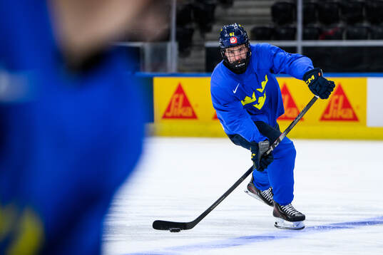 Viggo Björck of Sweden at a practice session