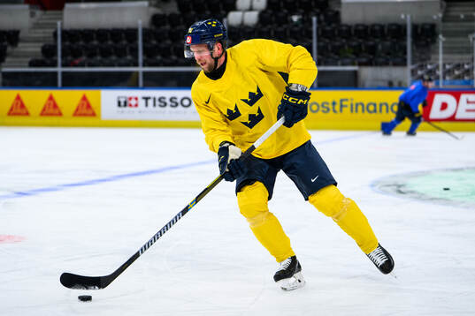Tim Heed of Sweden at a practice session