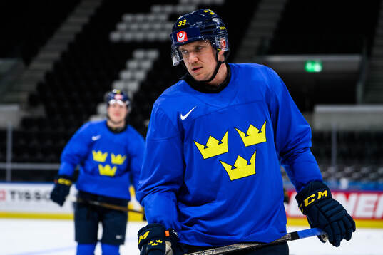 Jakob Silfverberg of Sweden at a practice session