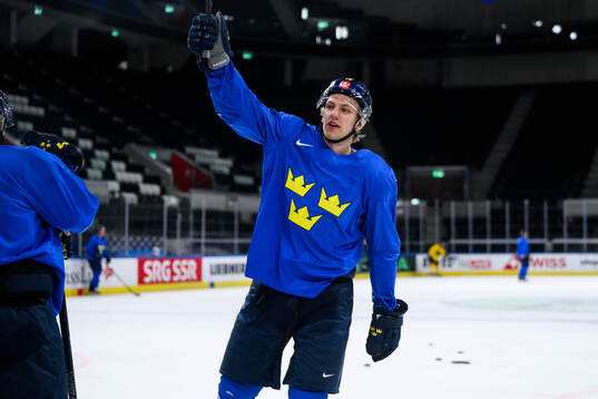 Jack Berglund of Sweden at a practice session
