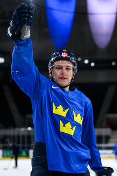 Jack Berglund of Sweden at a practice session