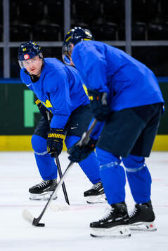 Carl Grundström of Sweden at a practice session