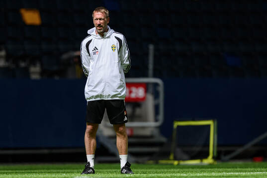 Head coach Graham Potter of the Swedish national football