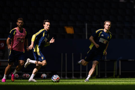 Jesper Karlström, Hjalmar Ekdal and Mattias Svanberg of