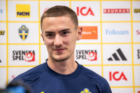 Gustaf Lagerbielke of the Swedish national football team
