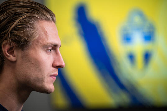 Mattias Svanberg of the Swedish national football team