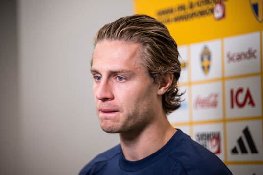 Mattias Svanberg of the Swedish national football team