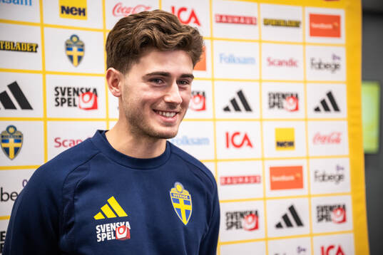 Besfort Zeneli of the Swedish national football team