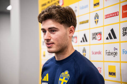 Besfort Zeneli of the Swedish national football team
