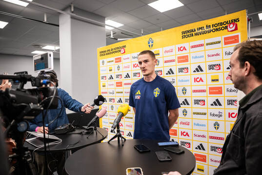 Gustaf Lagerbielke of the Swedish national football team
